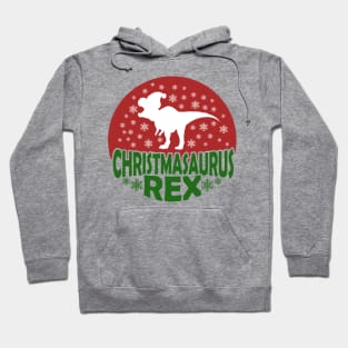 Christmasaurus Rex, Christmas Dinosaur, Dinosaur, Santa Saurus Rex Hoodie